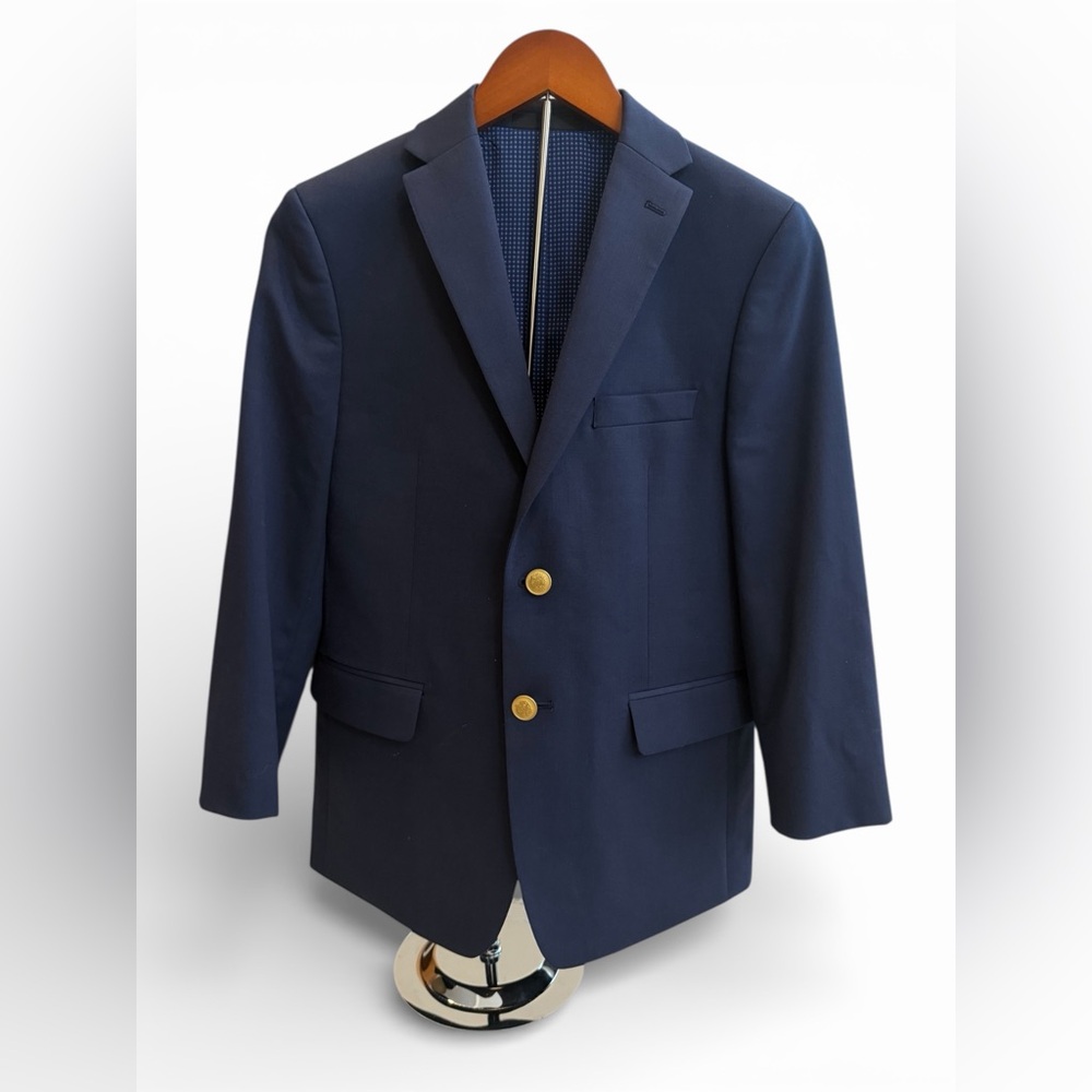Michael Kors Boys Navy 2 Button Jacket Size‎ 16R